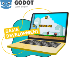 Godot.  Основа создания легендарных игр - КИБЕРшкола программирования для детей, компьютерные курсы для школьников, начинающих и подростков - KIBERone г. Некрасовка