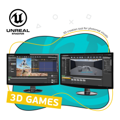 Unreal Engine 4. Игровой движок - КИБЕРшкола программирования для детей, компьютерные курсы для школьников, начинающих и подростков - KIBERone г. Некрасовка