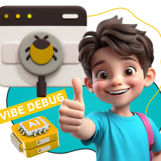 Тестирование & Vibe Debug. Охотники за багами - КИБЕРшкола программирования для детей, компьютерные курсы для школьников, начинающих и подростков - KIBERone г. Некрасовка