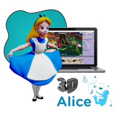 Alice 3d - КИБЕРшкола программирования для детей, компьютерные курсы для школьников, начинающих и подростков - KIBERone г. Некрасовка