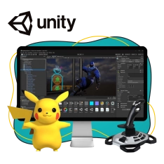 Мир игр на Unity 2D на популярном движке + AI-помощники - КИБЕРшкола программирования для детей, компьютерные курсы для школьников, начинающих и подростков - KIBERone г. Некрасовка