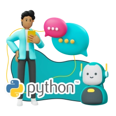 Умный чат-бот на Python на Telegram - КИБЕРшкола программирования для детей, компьютерные курсы для школьников, начинающих и подростков - KIBERone г. Некрасовка
