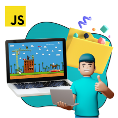 Программирование на JavaScript. Учимся создавать игры! - КИБЕРшкола программирования для детей, компьютерные курсы для школьников, начинающих и подростков - KIBERone г. Некрасовка