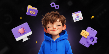 Идеальный сайт с нуля: код, дизайн и AI-помощник - КИБЕРшкола программирования для детей, компьютерные курсы для школьников, начинающих и подростков - KIBERone г. Некрасовка